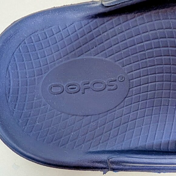 OOFOS Ooahh Unisex Slides Navy - Style 1100 main image 12